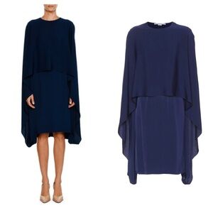 Stella McCartney Crepe Draped Dress